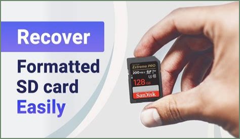 Can you recover an SD card after formatting?