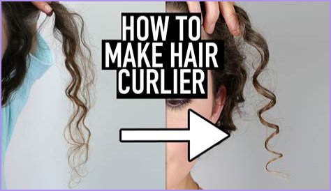 How can I make my hair curlier naturally?